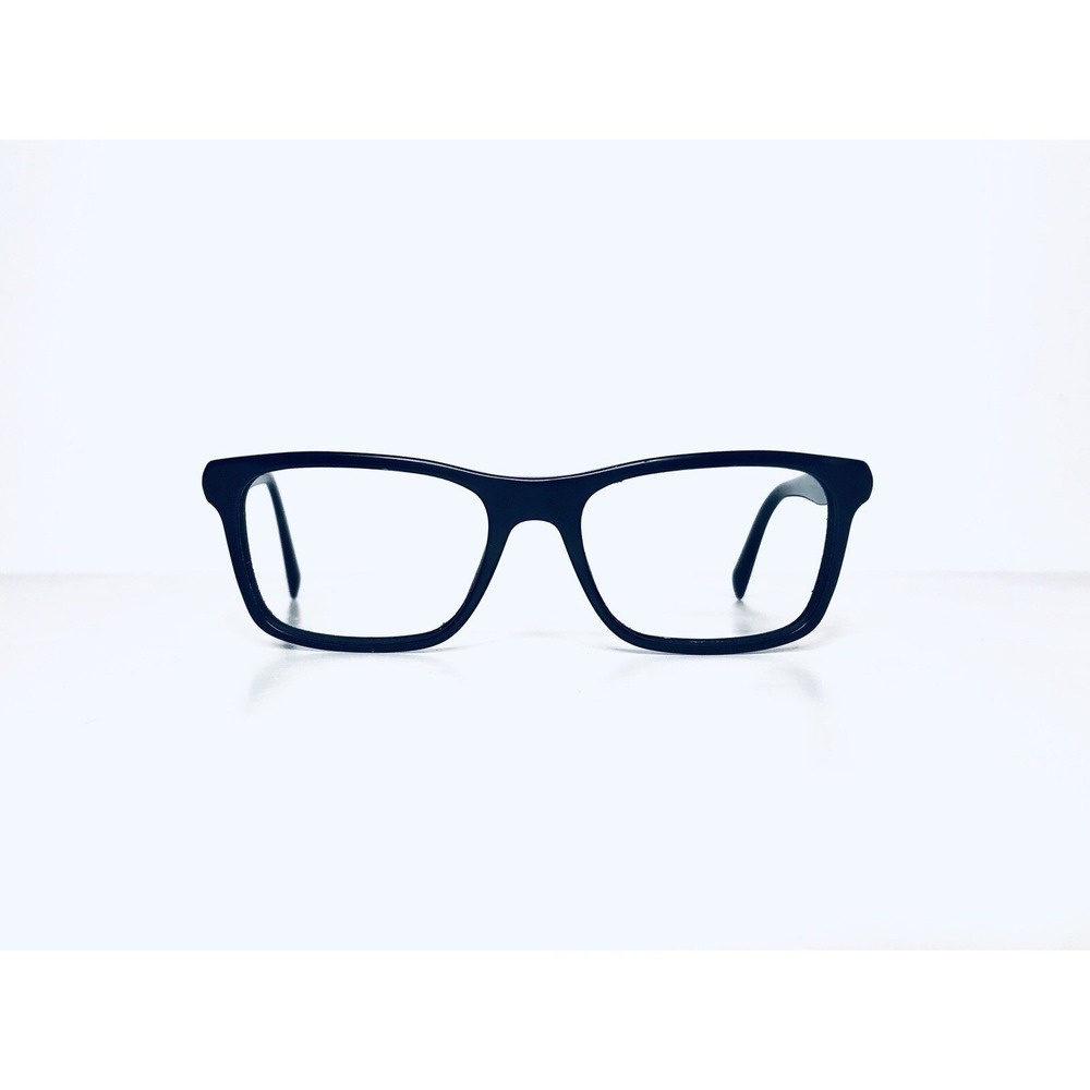 Prada Black Rectangular Wayfarer Glasses Italy VPR068 1BO-101 55 18 144